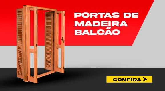 Portas de Madeira Balcão