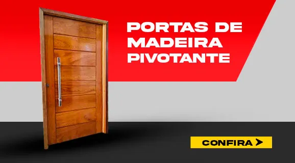 Portas de Madeira Pivotante