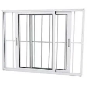 Vitro De Aluminio Branco Linha 25 2Folhas Suprema Com grade