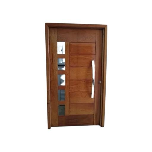 Porta Pivotante de Madeira Angelim 5 Visores - Imagem 2
