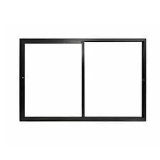 Vitrô 4Folhas De Alumínio Preto Sem Grade Linha 20