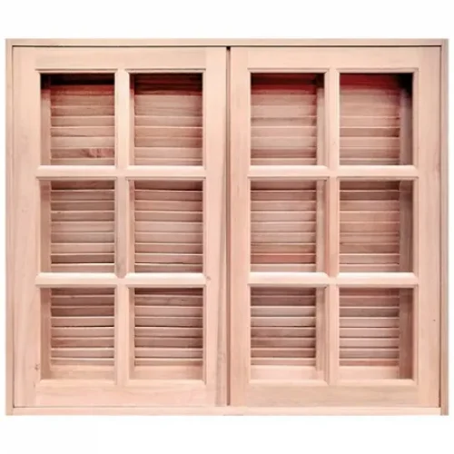Janela Madeira Eucalipto Abrir Abrir Cx-14cm