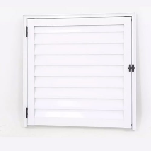 Porta Alçapão / Abrigo Aluminio Branco