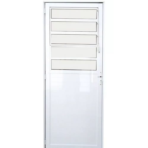 Porta Lambril De Aluminio Branco C/basculante