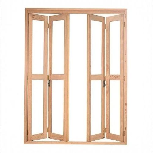 Porta Balcão Madeira Eucalipto Pantográfica