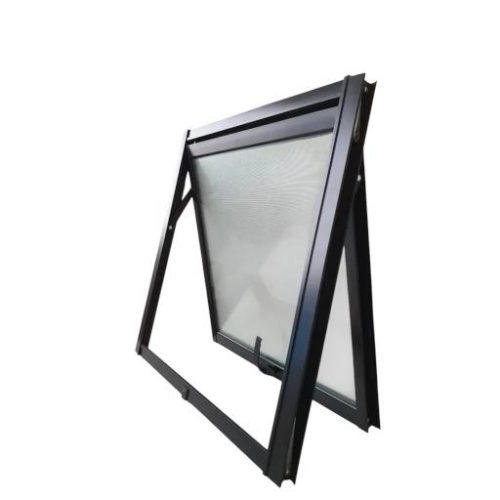 Vitrô De Alumínio Preto Max-ar Linha 25