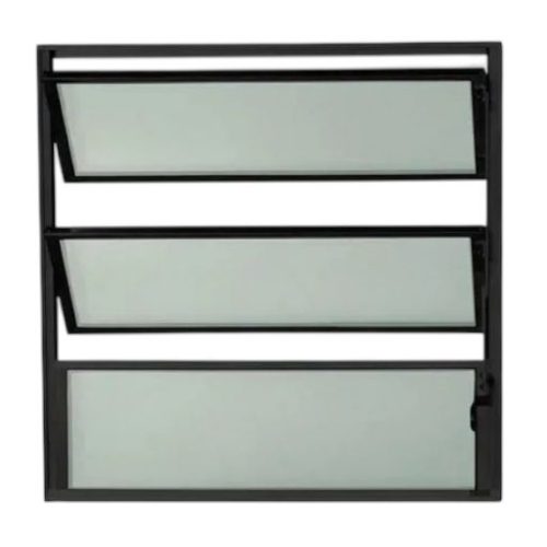 Vitro Basculante Alumínio Preto Linha 20 Modular