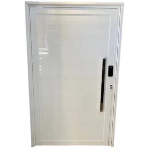 Porta Pivotante Branca C/Fechadura Eletrônica Linha 30